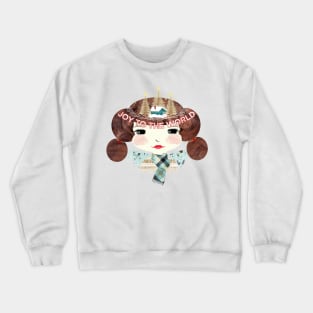 Christmas Angel--Joy to the World Chloe Crewneck Sweatshirt